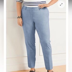 Talbots Hampshire Straight Leg Ankle Pants Women's Size 16